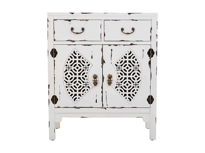 Móvel de hall em madeira em branco 66x36x78h cm