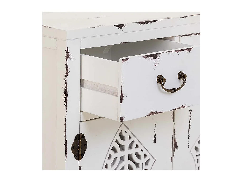 Móvel de hall em madeira em branco 66x36x78h cm