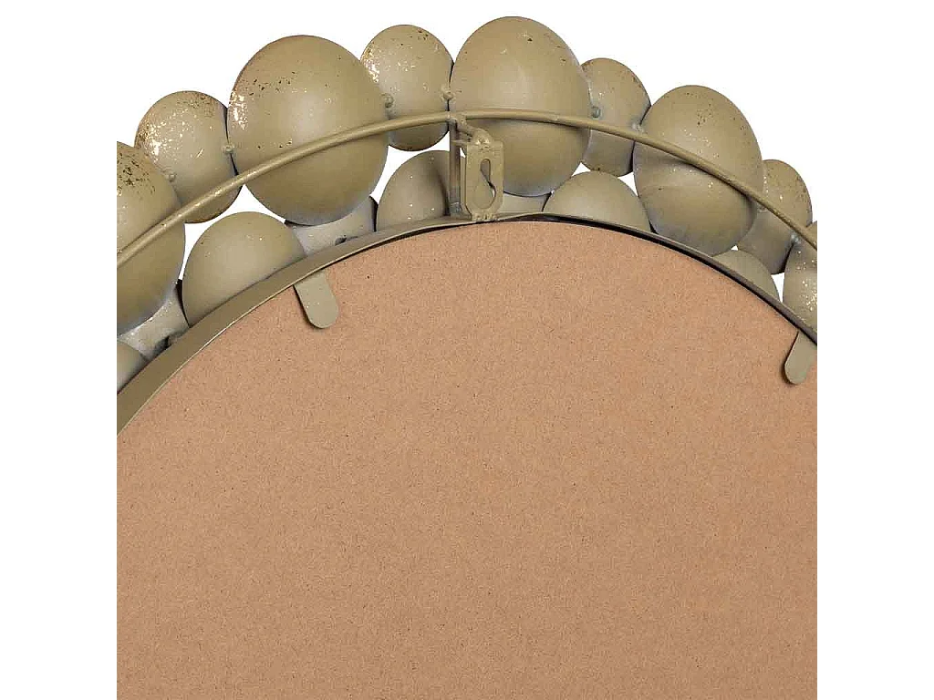 Espelho de parede em metal 59x59x04h cm