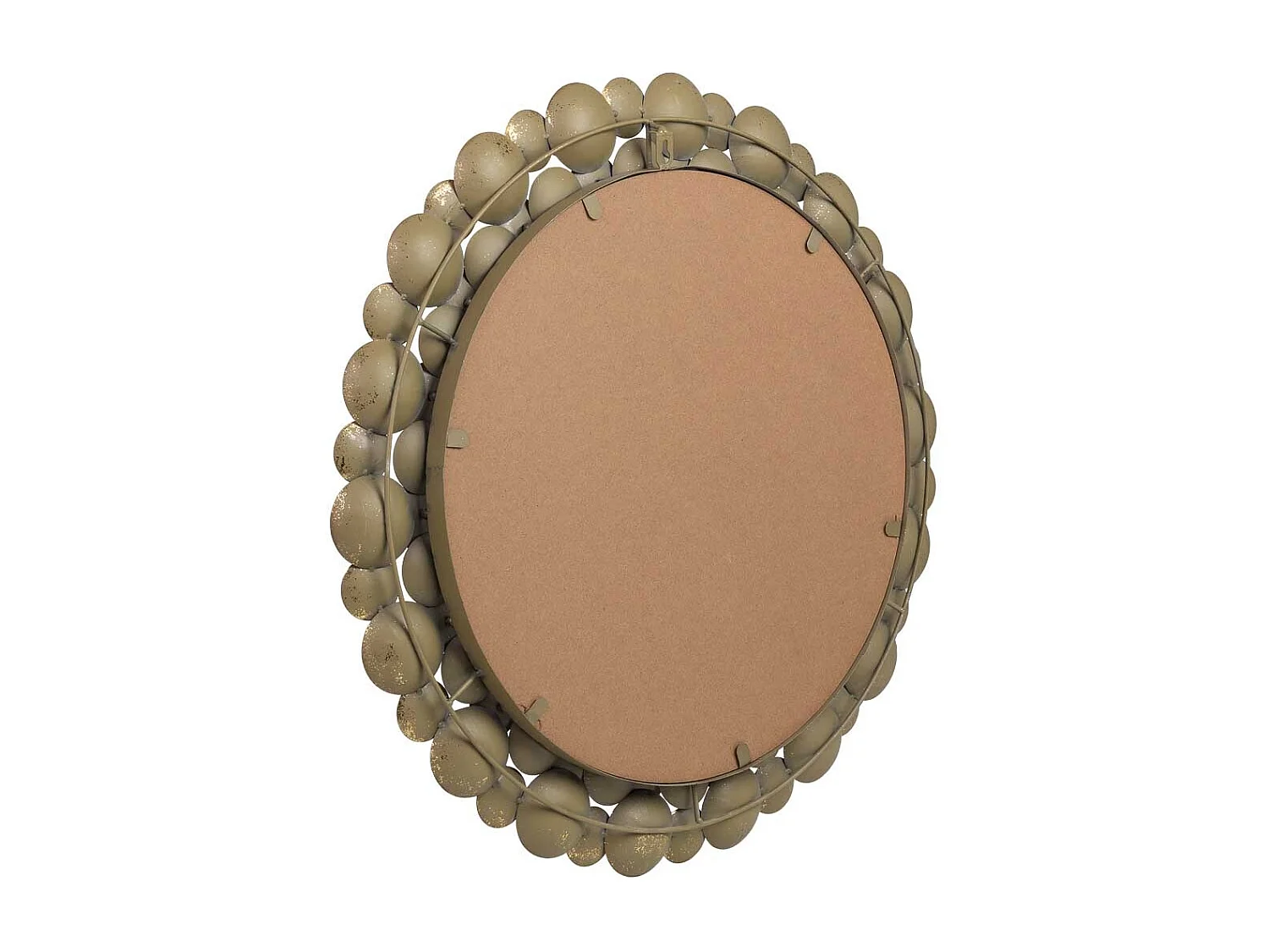 Metallwandspiegel 59x59x04h cm