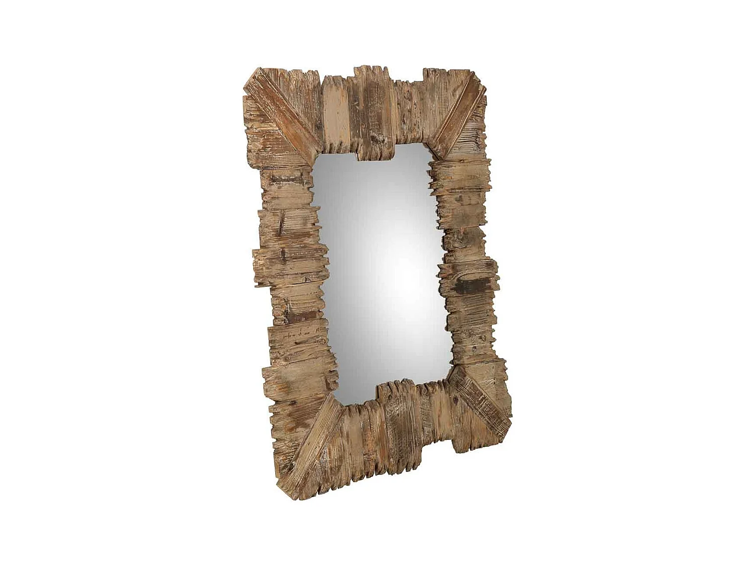 Miroir en bois 91x109x03,5h cm