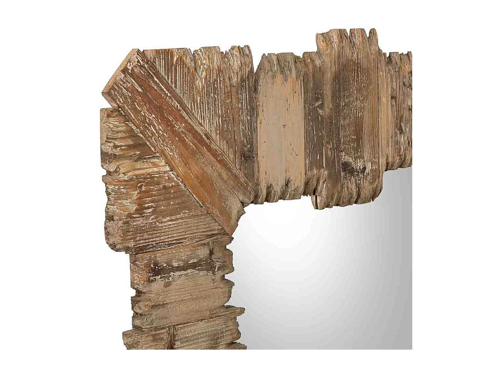 Miroir en bois 91x109x03,5h cm