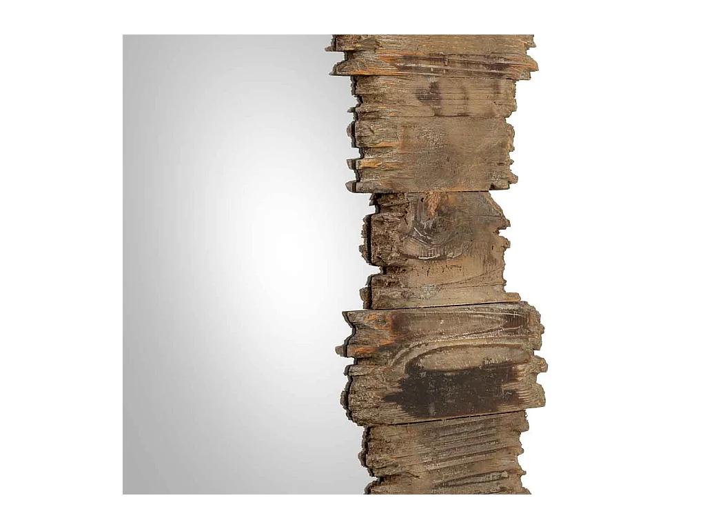 Miroir en bois 91x109x03,5h cm