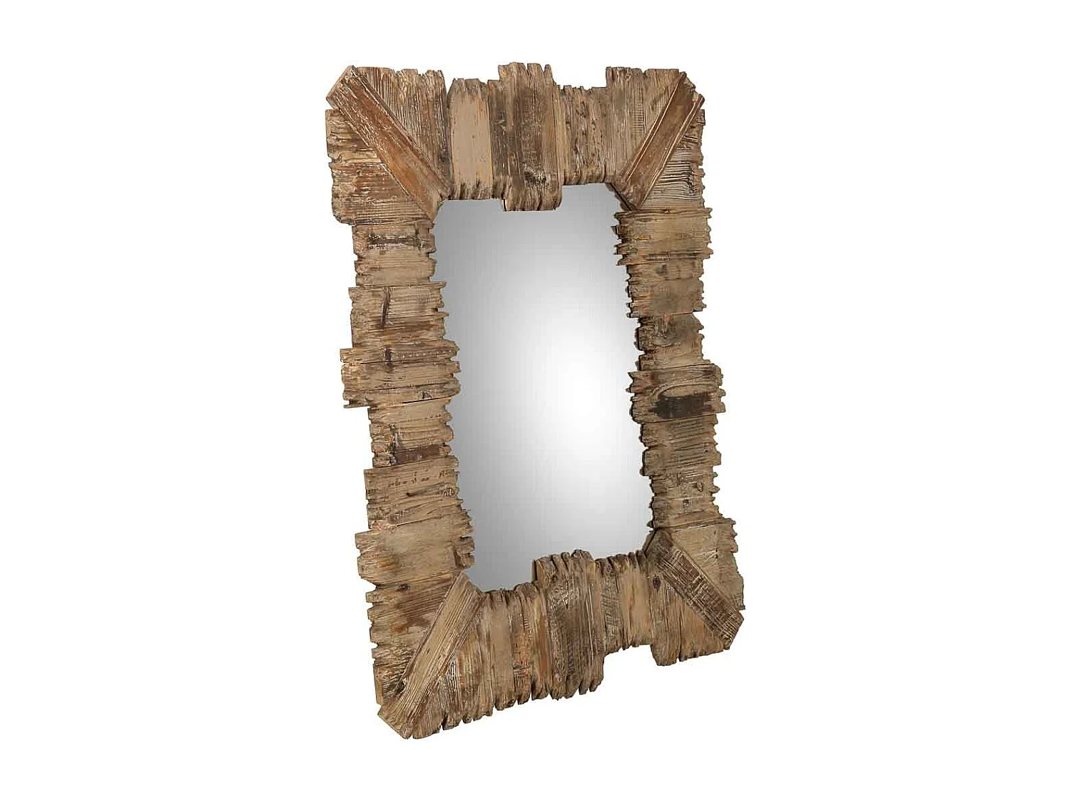 Espejo de madera 91x109x03,5h cm