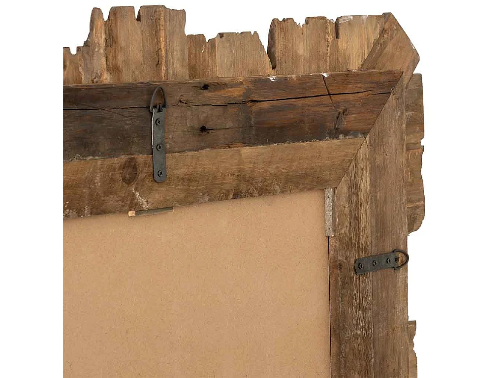 Espejo de madera 91x109x03,5h cm