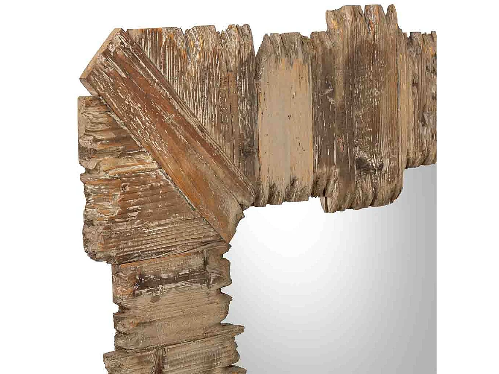 Specchio in legno 91x109x03,5h cm