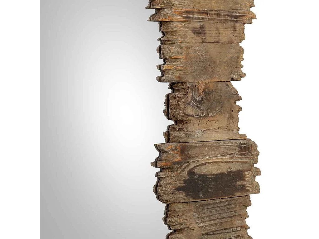 Specchio in legno 91x109x03,5h cm