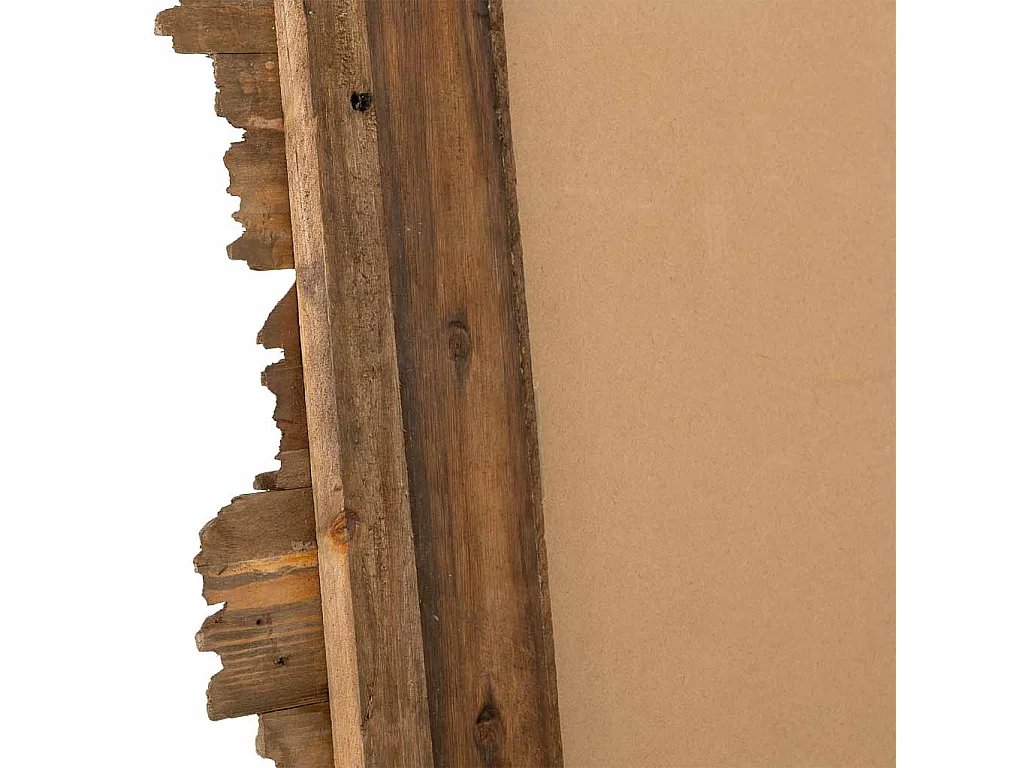 Specchio in legno 91x109x03,5h cm