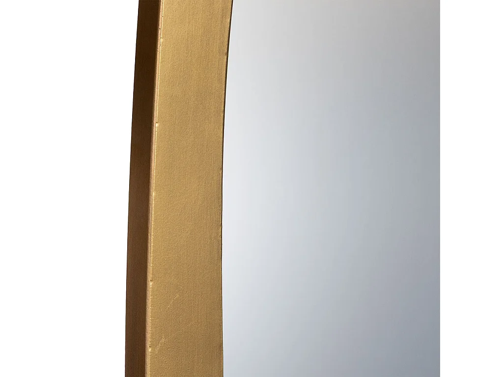 Espelho de parede em metal 97,5x35x02h cm