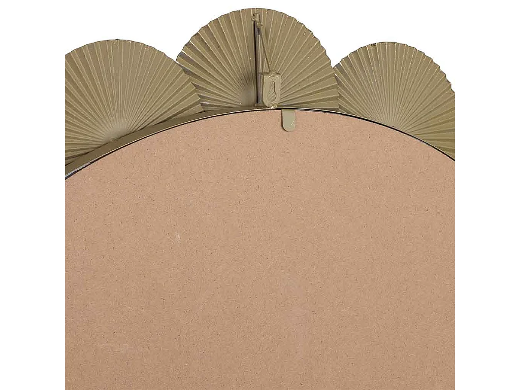 Miroir mural en métal 90x90x03h cm