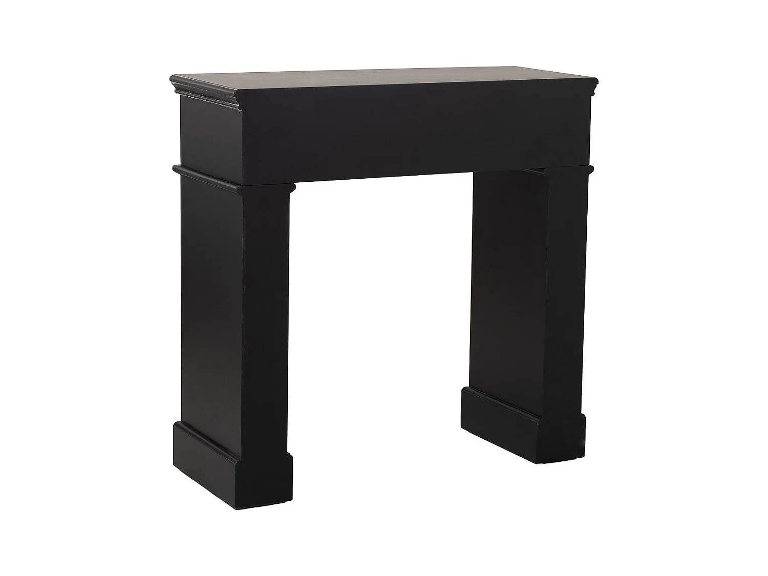 Moldura de lareira em madeira 100x40x100h cm