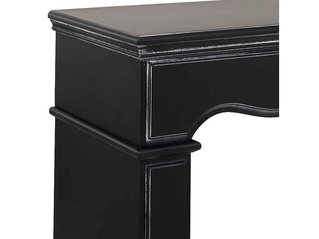 Moldura de lareira em madeira 100x40x100h cm