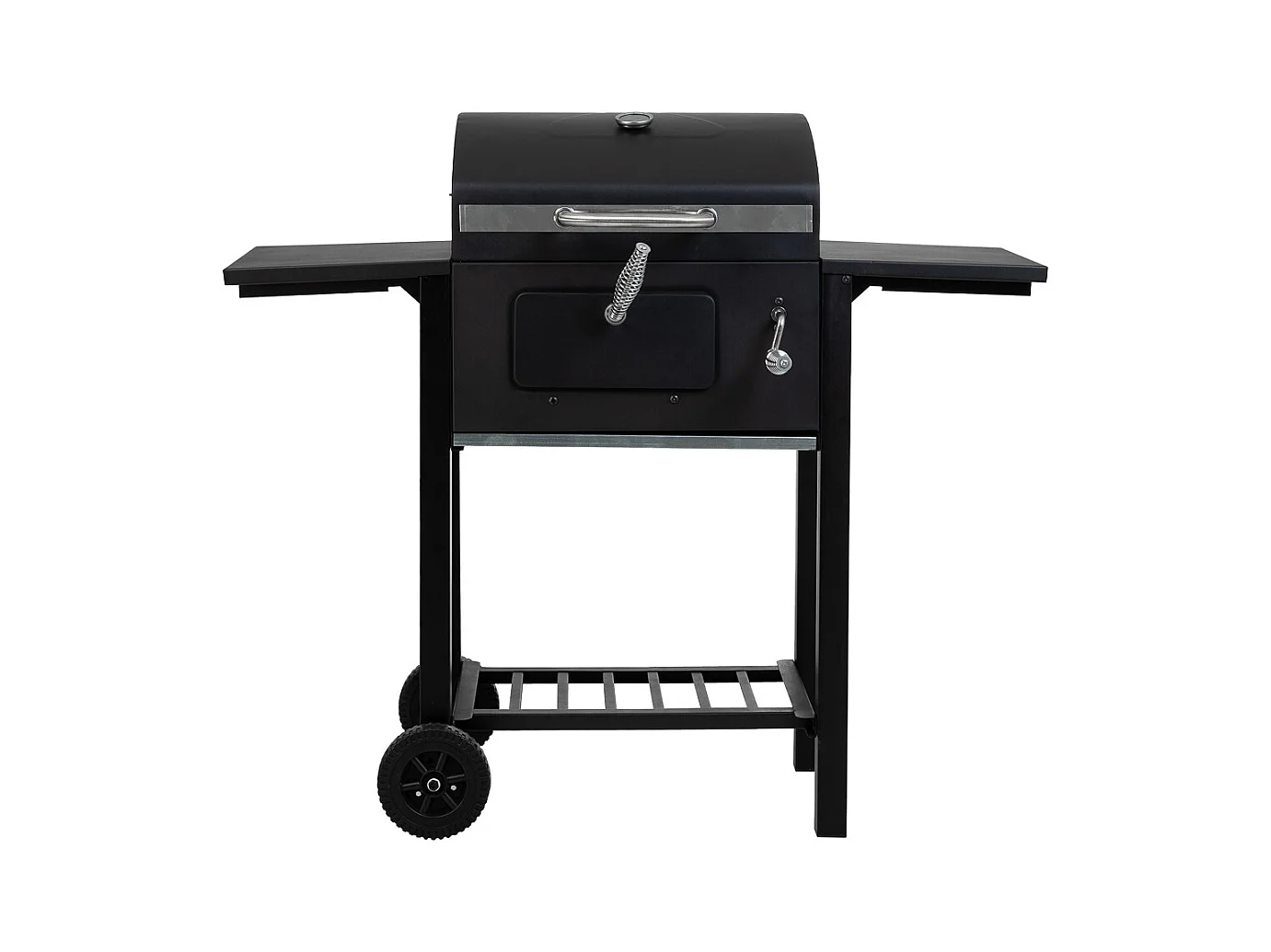 Barbacoa carro de metal negro 98x48x96h cm