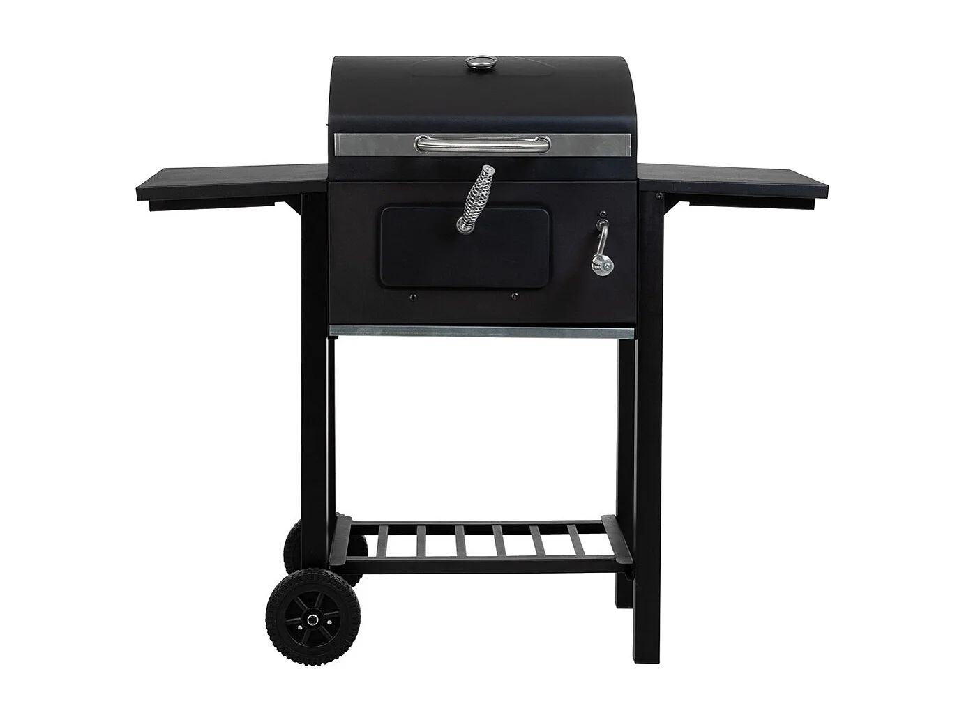 Chariot de barbecue en métal noir 98x48x96h cm