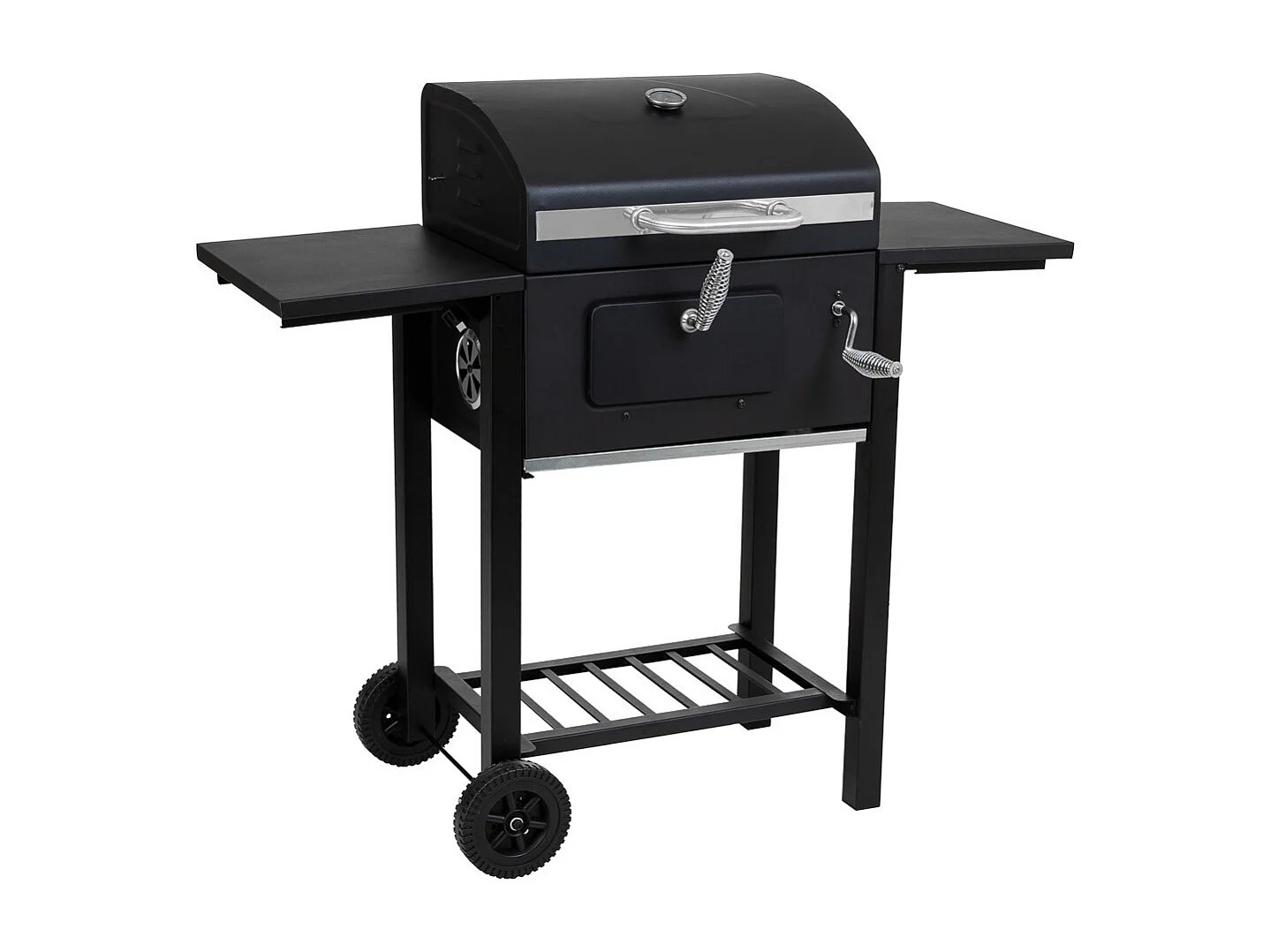 Carrello barbecue in metallo nero 98x48x96h cm