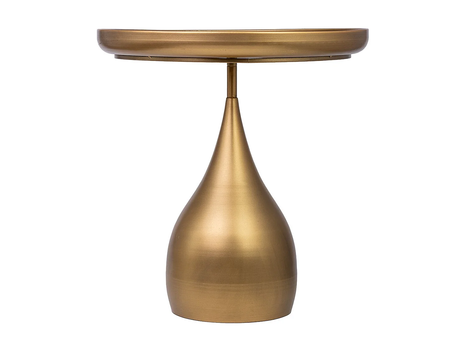 Beistelltisch aus Metall 51x51x53,5h cm Gold