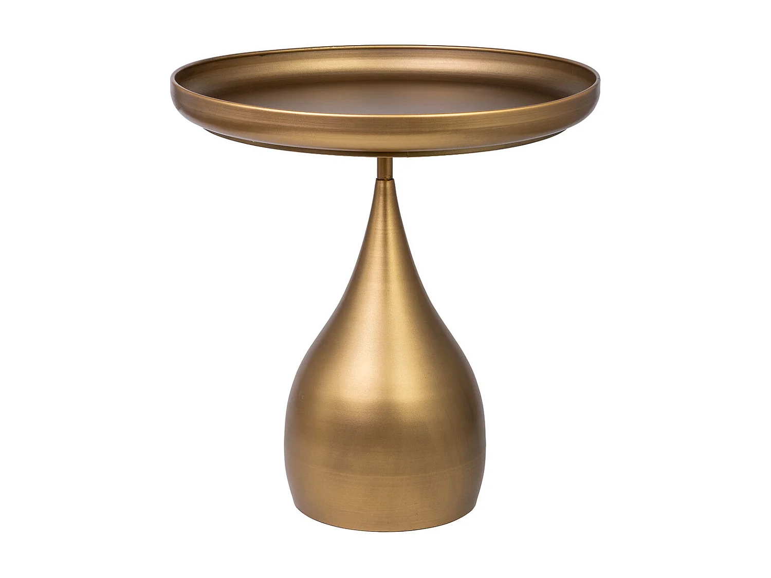 Beistelltisch aus Metall 51x51x53,5h cm Gold