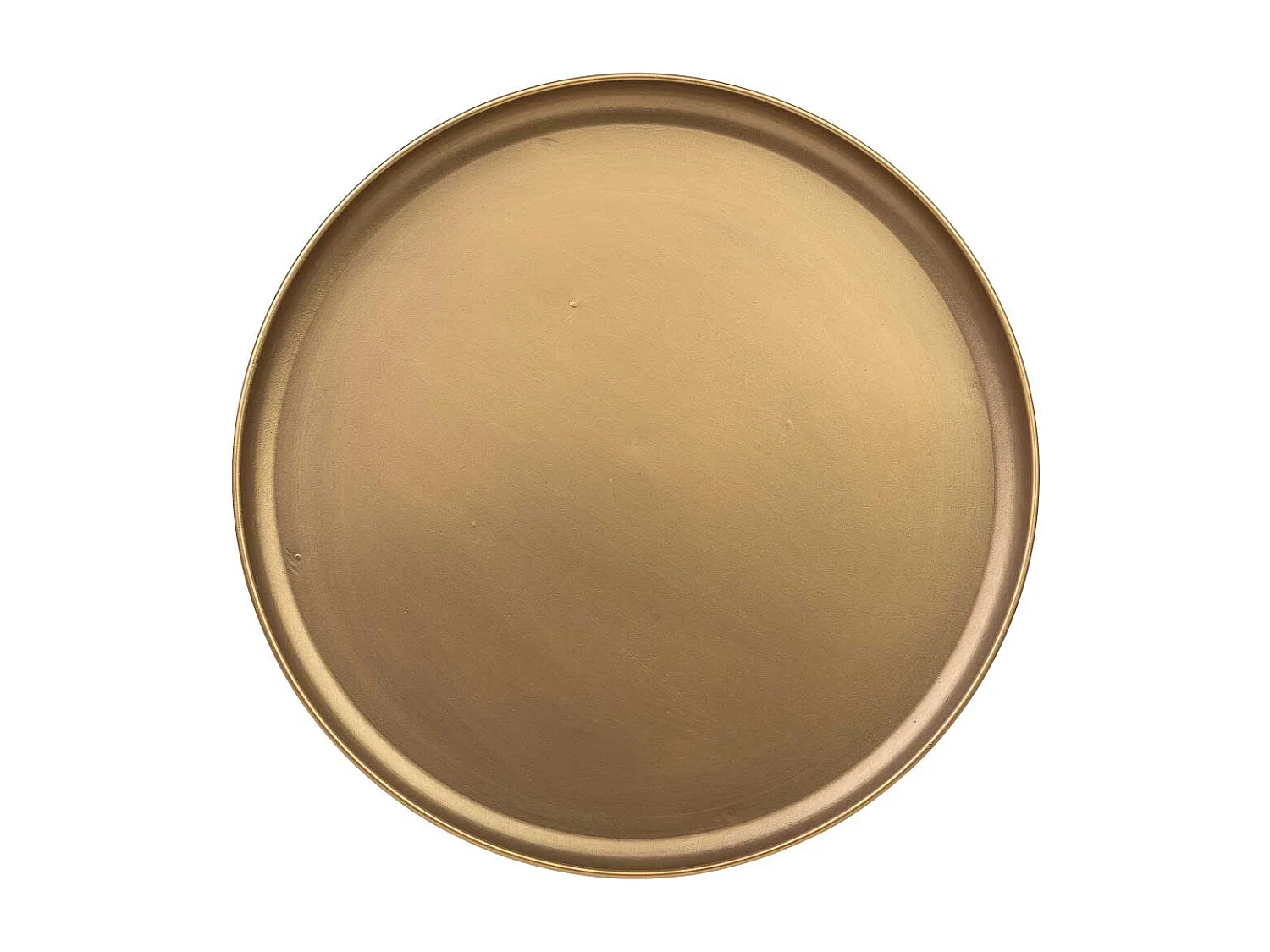 Beistelltisch aus Metall 51x51x53,5h cm Gold