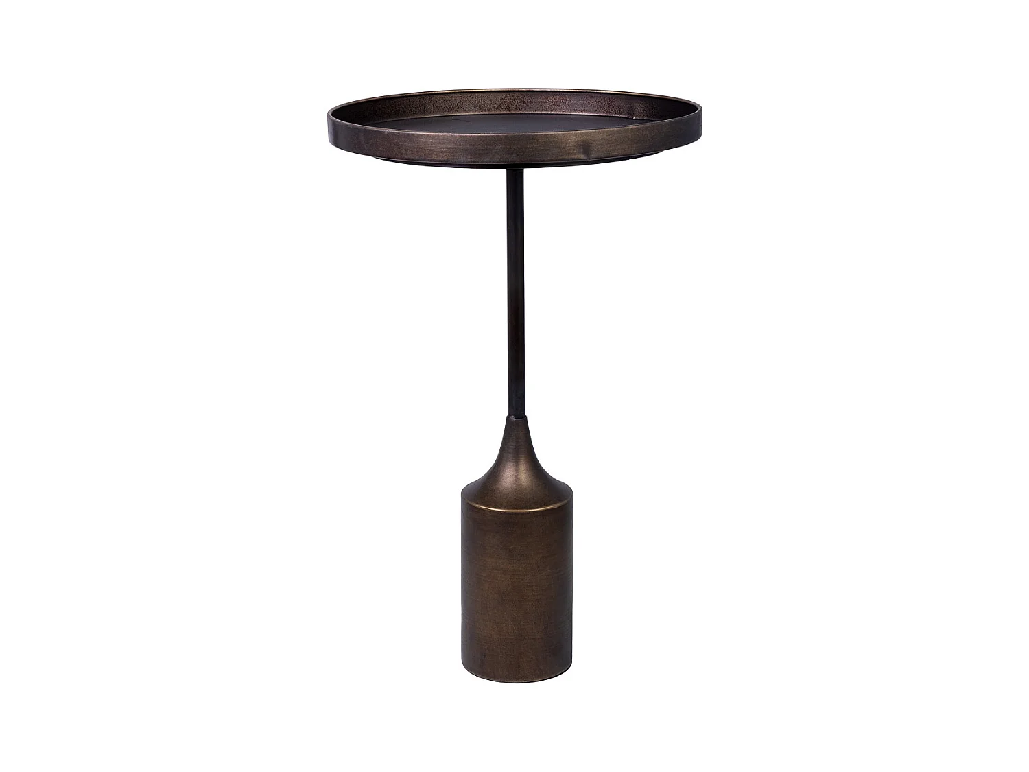 Mesa auxiliar de metal 30x30x60.5h cm