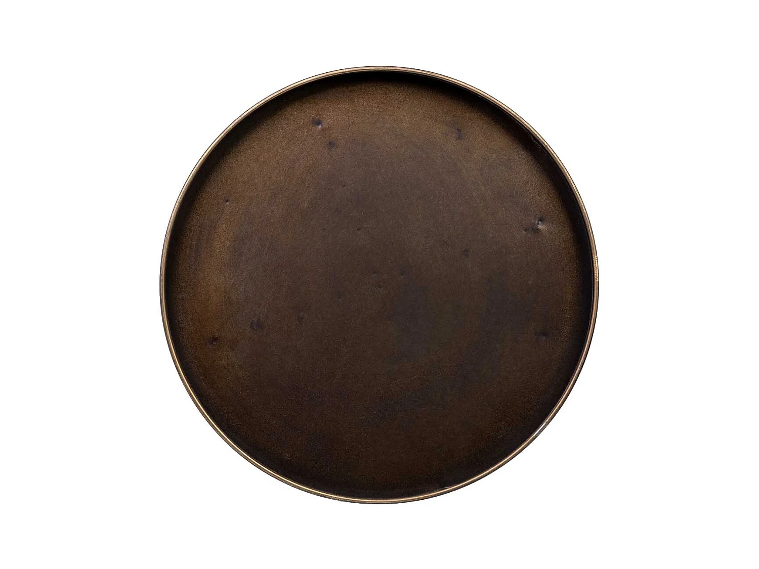 Mesa auxiliar de metal 30x30x60.5h cm