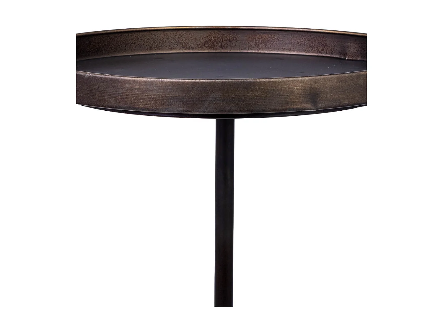 Mesa de apoio em metal 30x30x60,5h cm