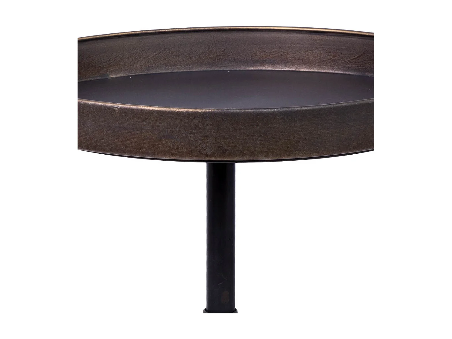 Mesa de apoio em metal 40x40x46h cm