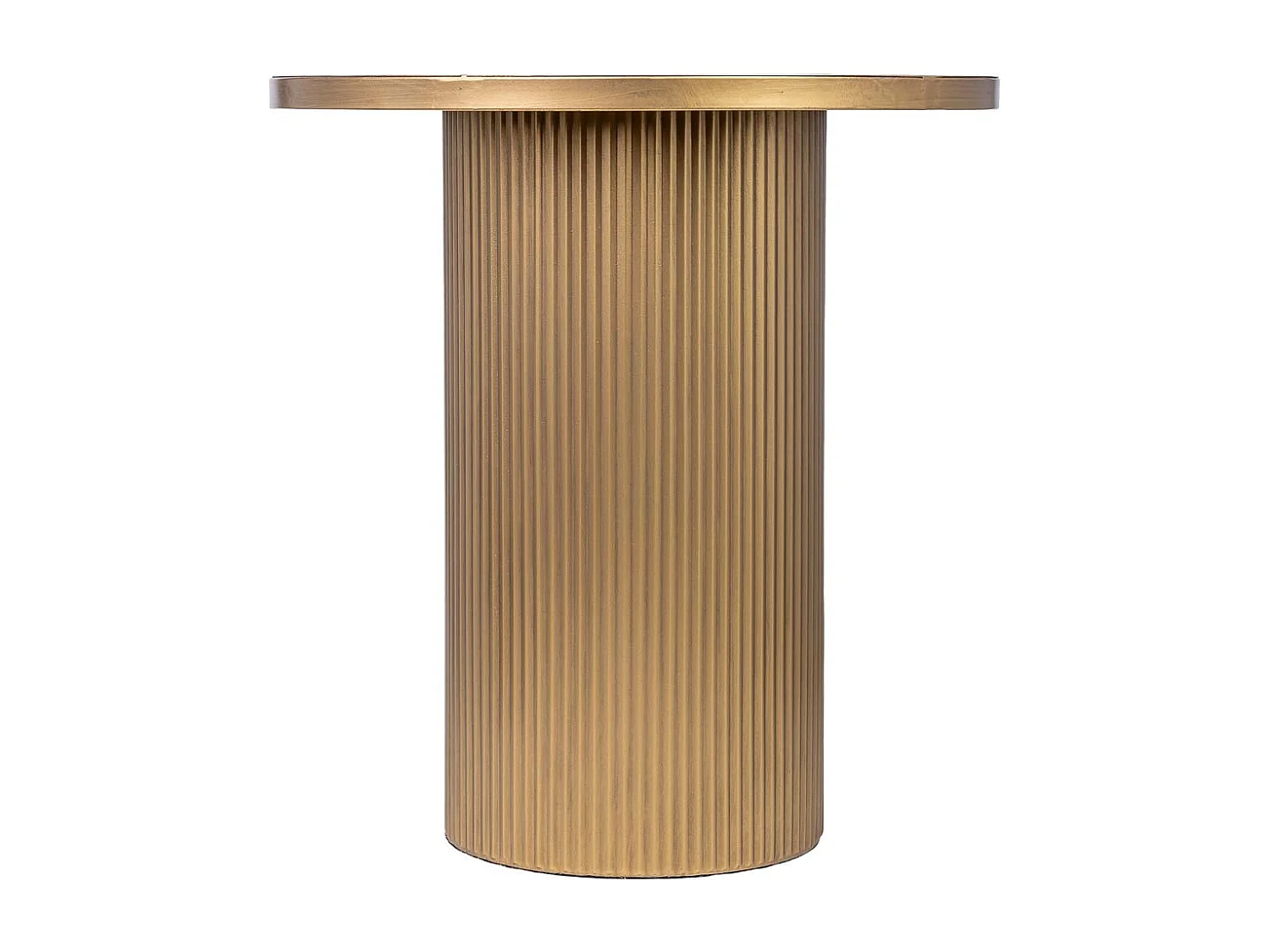 Mesa auxiliar de metal 48x48x51h cm