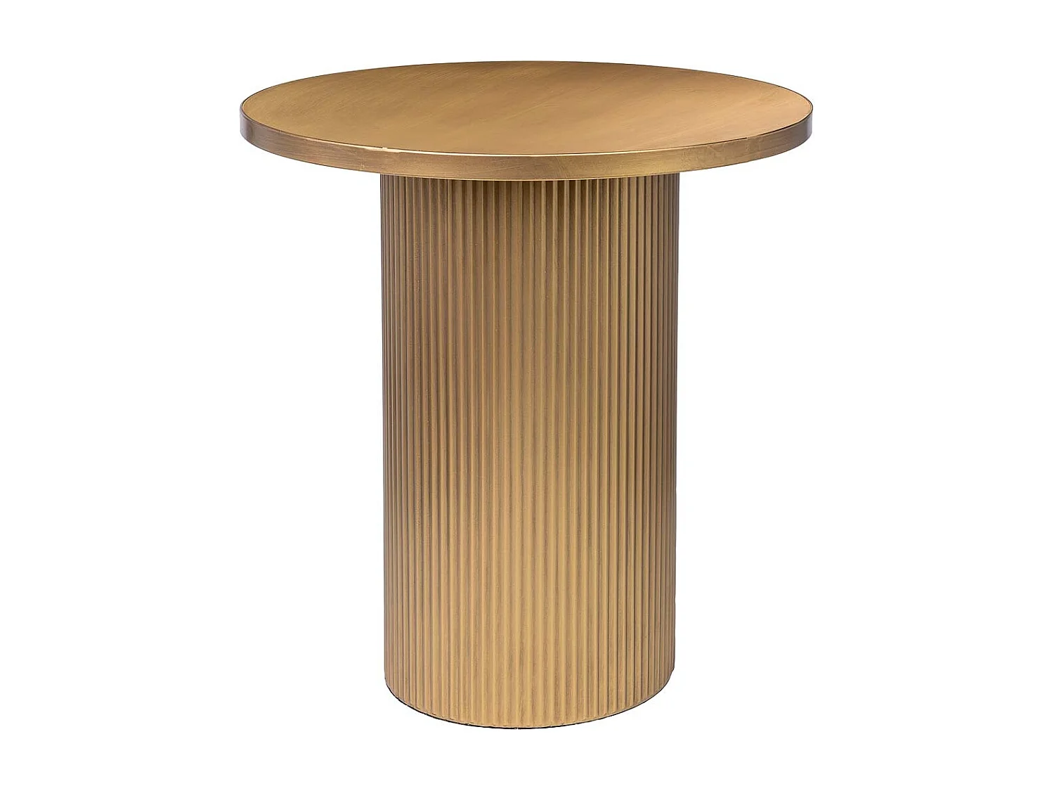 Tavolino in metallo 48x48x51h cm Oro