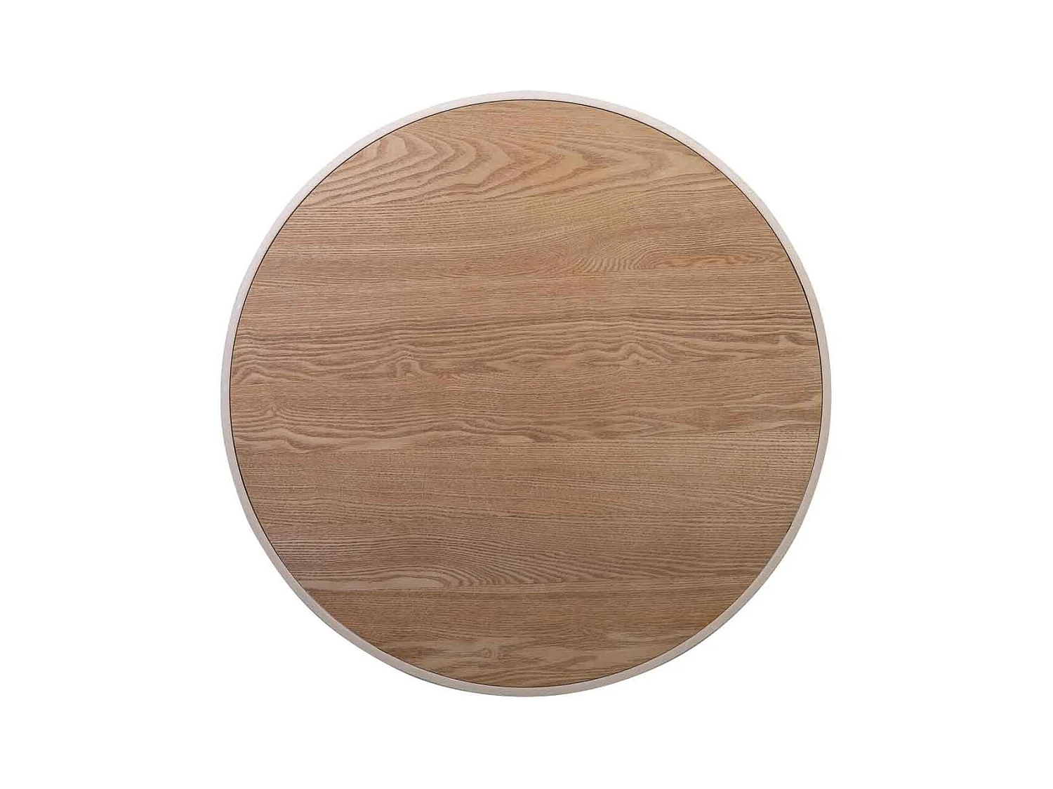 Mesa de apoio em metal e madeira 65x65x60,5h cm