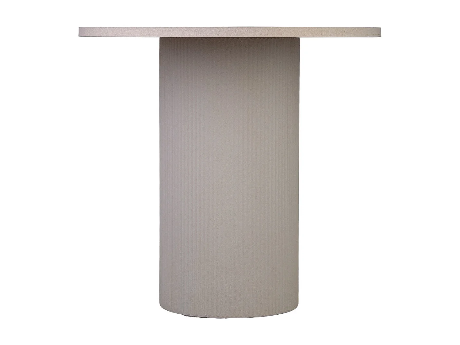 Mesa auxiliar de metal y madera 65x65x60.5h cm