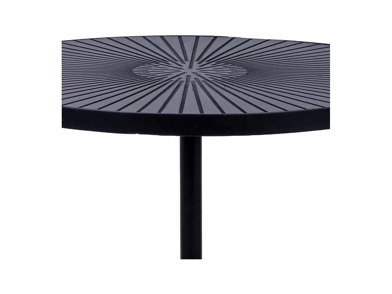 Mesa auxiliar de metal 40.5x40.5x45h cm
