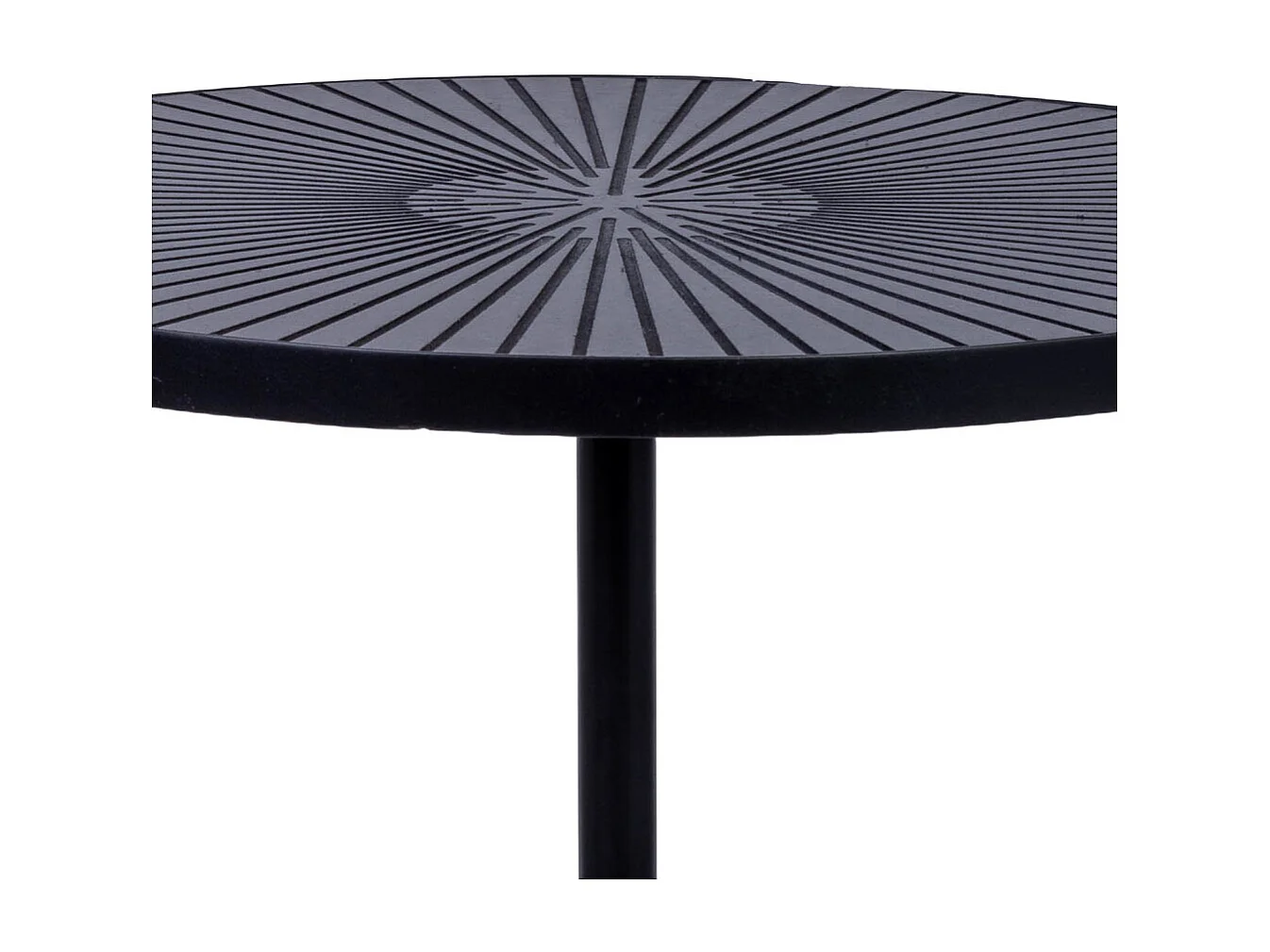 Mesa de apoio em metal 40,5x40,5x45h cm