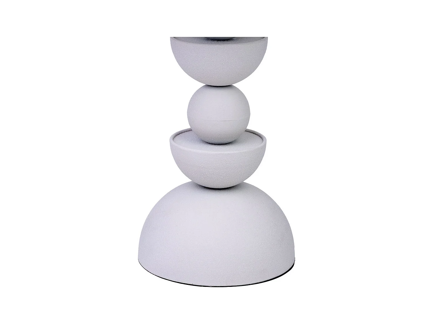 Mesa de apoio em metal e madeira branca 40,5x40,5x45h cm