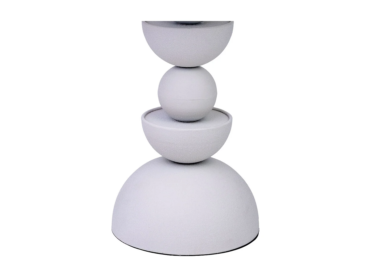 Beistelltisch aus weißem Metall und Holz 40,5x40,5x45h cm