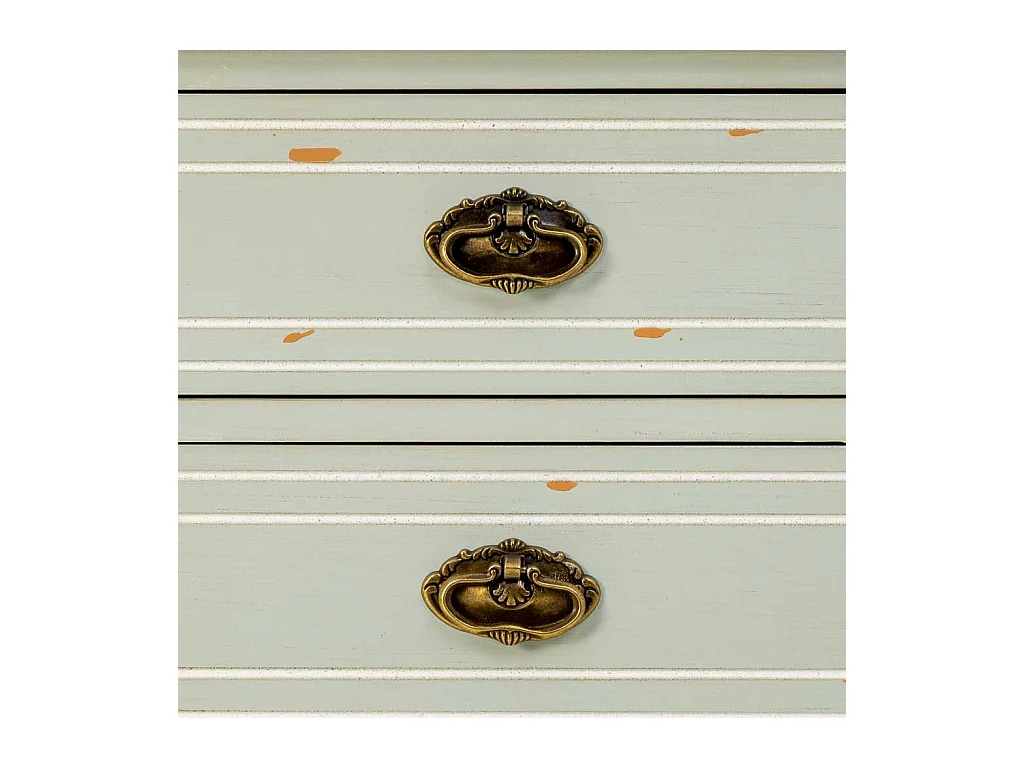 Secretária em madeira com duas gavetas 50x38x55h cm