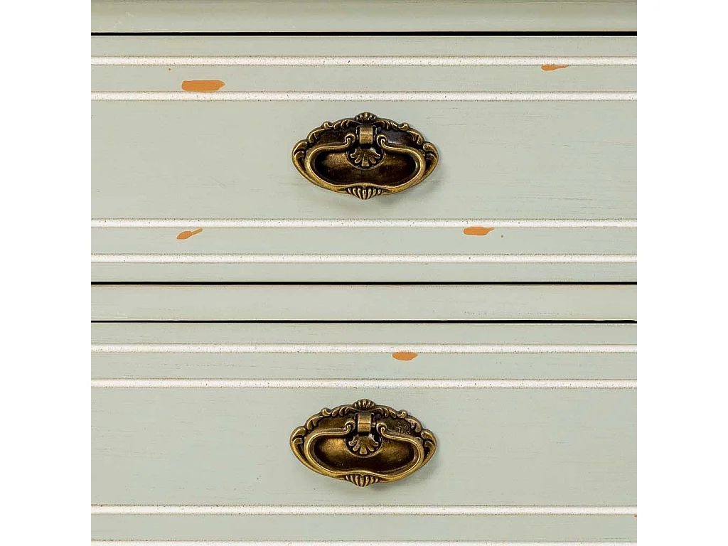 Secretária em madeira com duas gavetas 50x38x55h cm