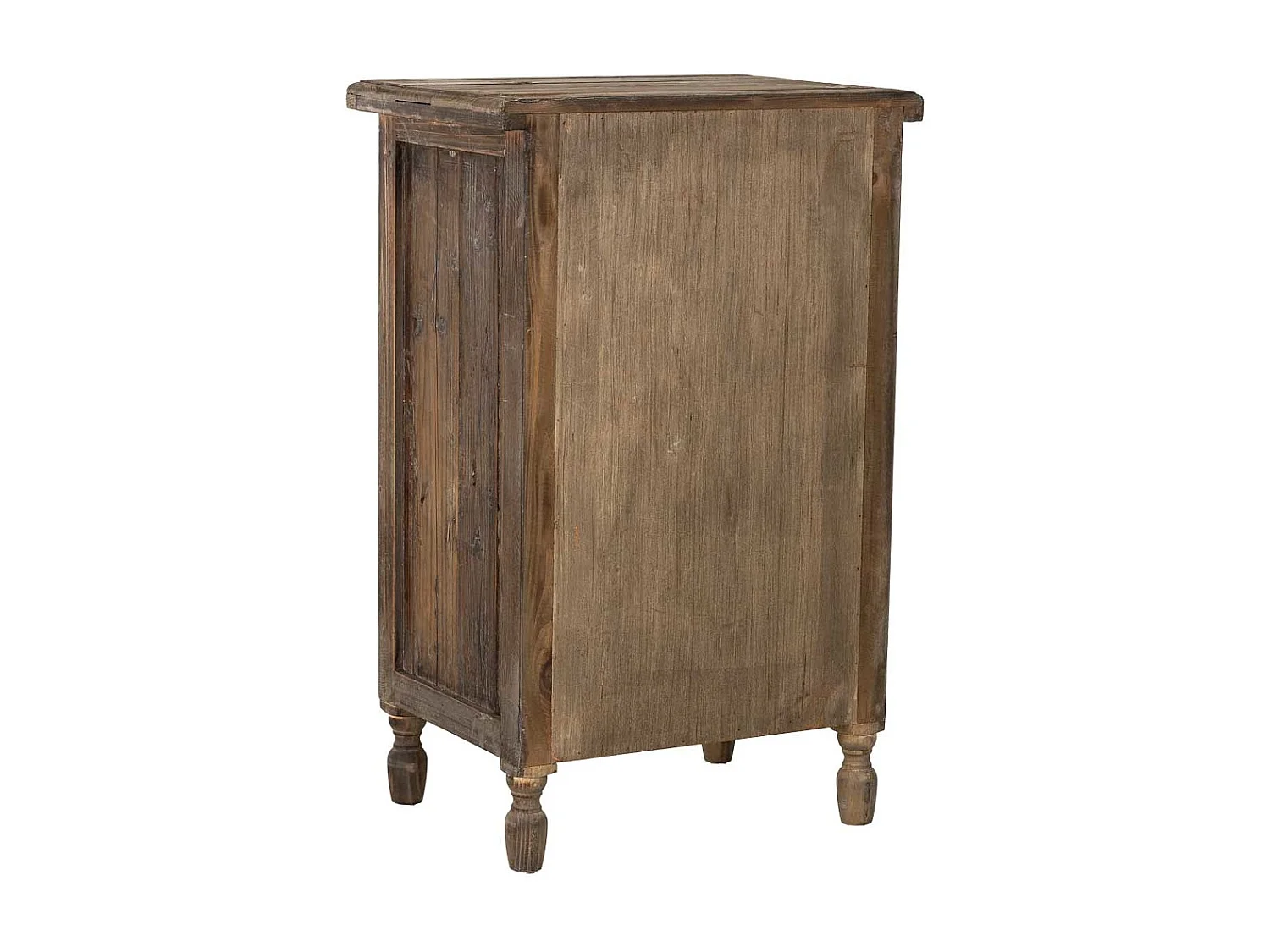 Table en bois avec 1 porte et 1 tiroir 48x35x76h cm