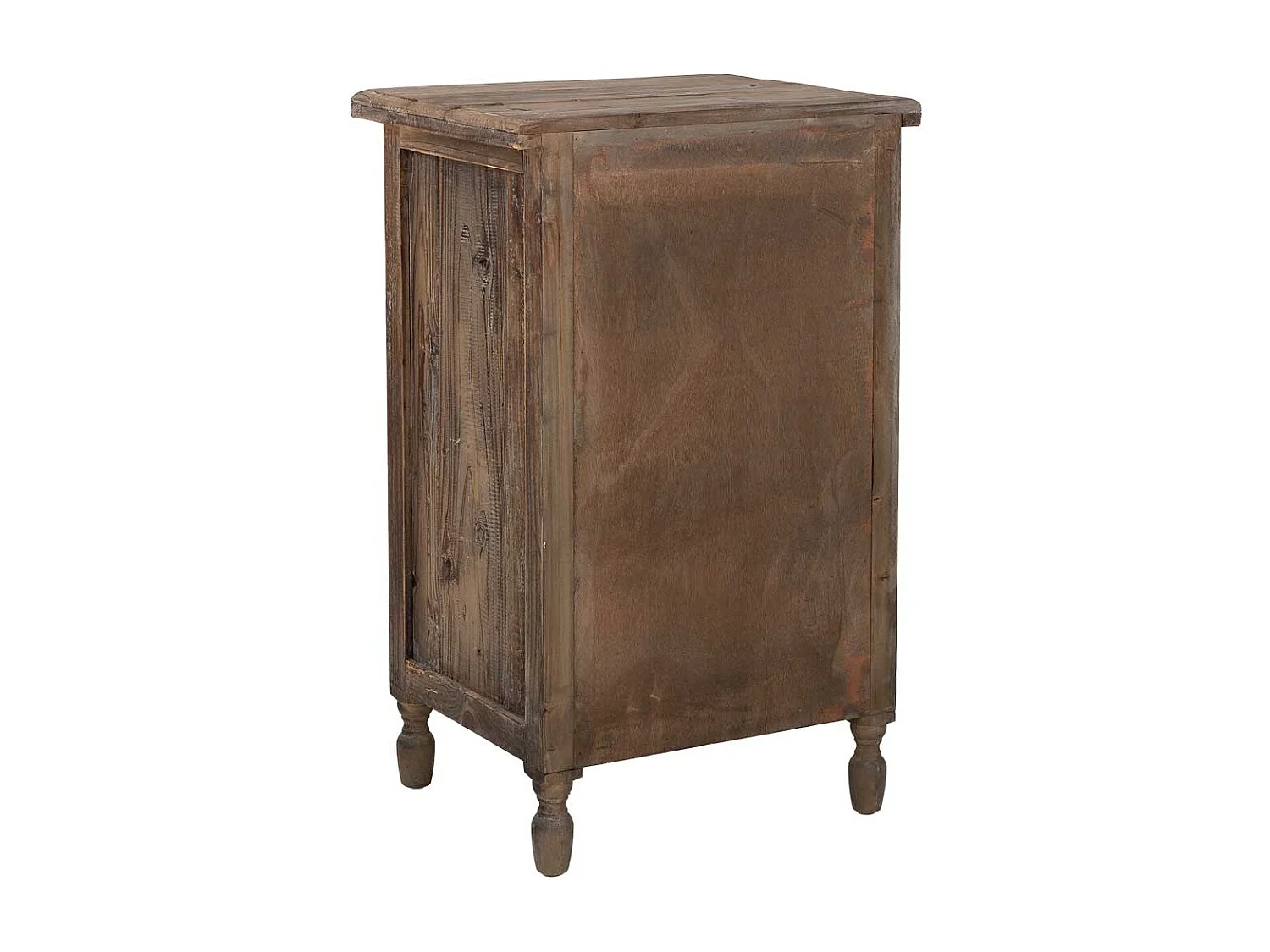 Mesa de cabeceira em madeira com 3 gavetas 48x38x76,5h cm