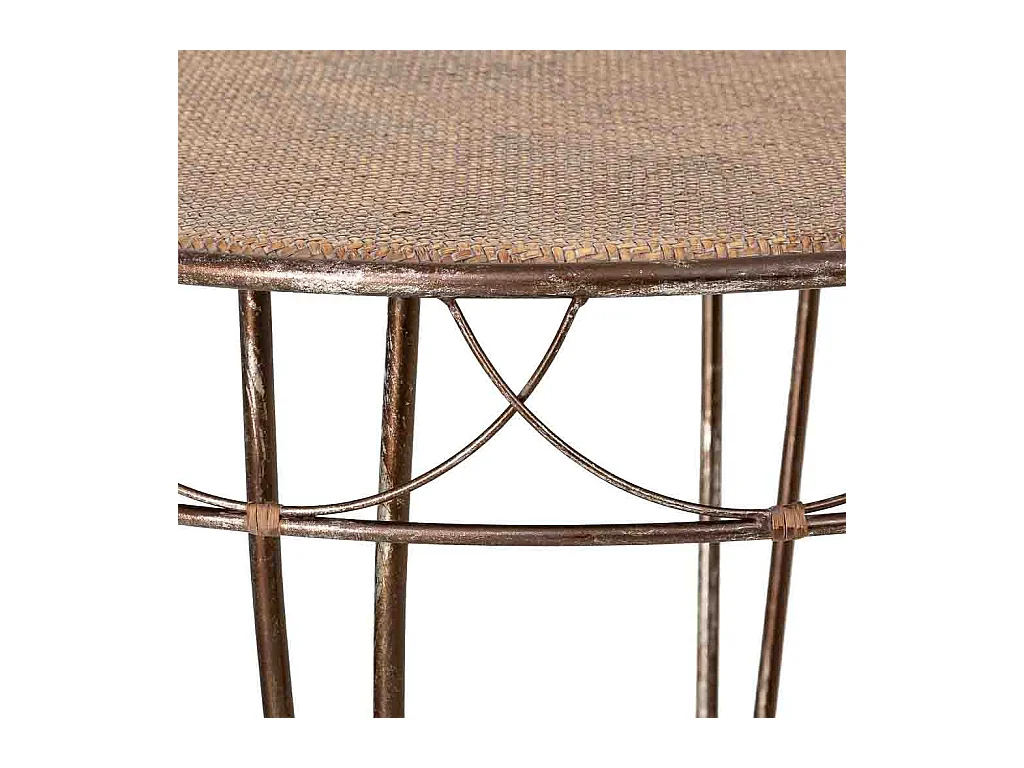 Table en métal 75,5x75,5x76,8h cm