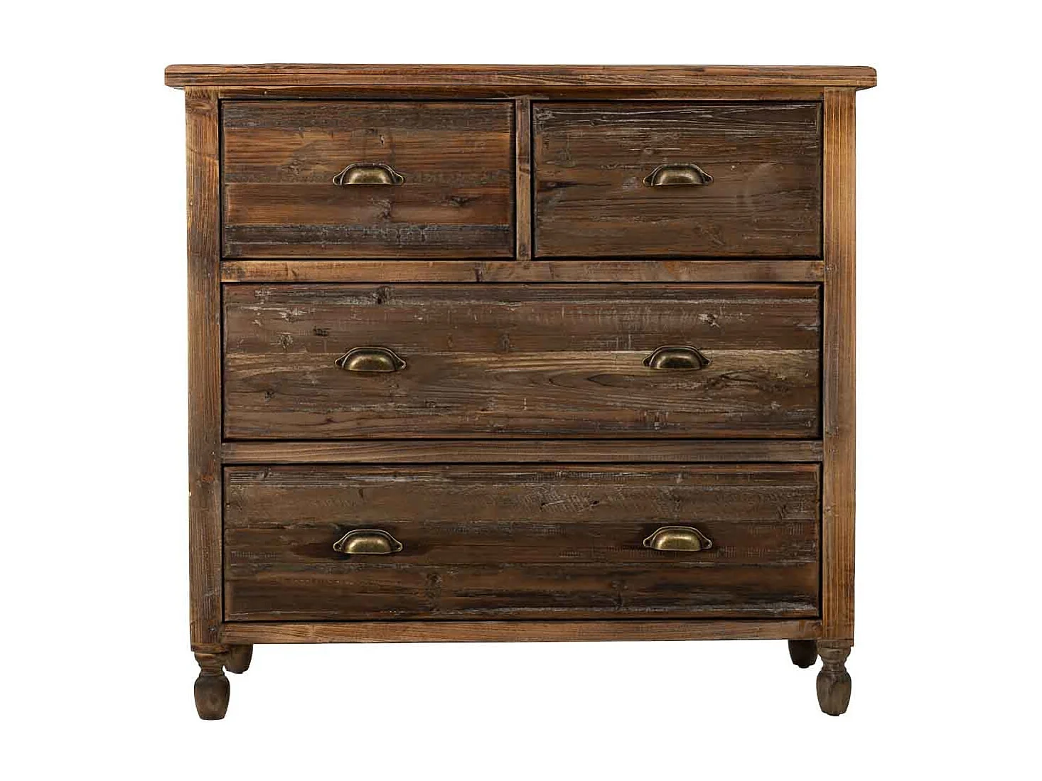 Cómoda em madeira com 4 gavetas 100x40x93h cm