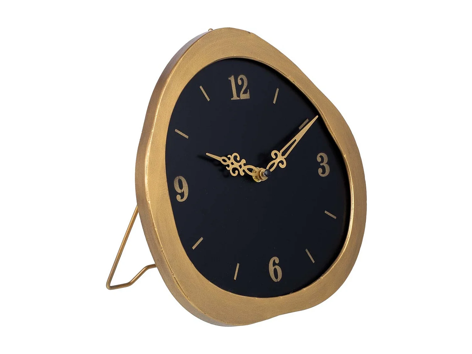 Orologio da tavolo in metallo 27x02x27h cm