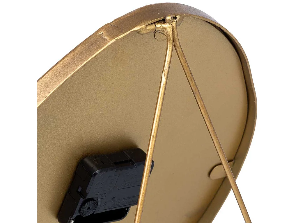 Orologio da tavolo in metallo 27x02x27h cm