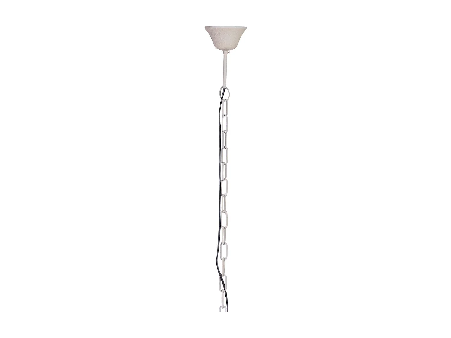 Lampada da soffitto in metallo e legno 38x38x61h cm