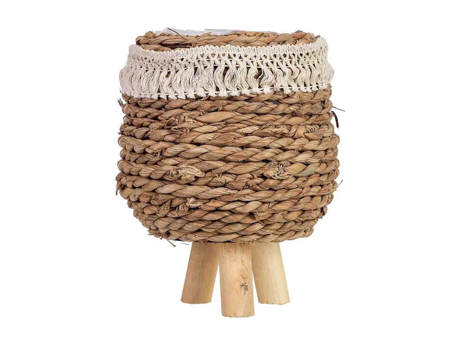 Seilpflanzer mit Beinen 16x16x14h cm