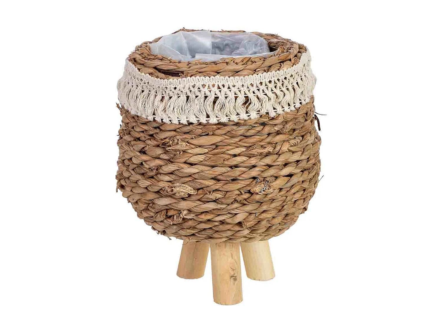 Seilpflanzer mit Beinen 16x16x14h cm