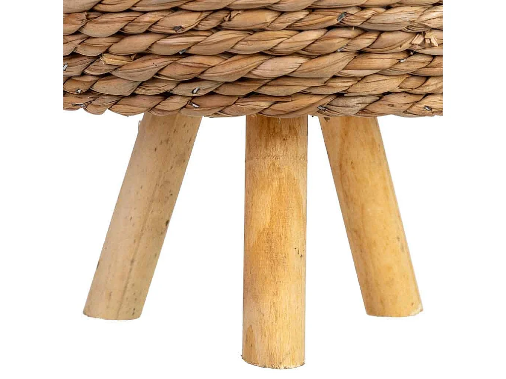 Macetero de cuerda con patas 26x26x15h cm