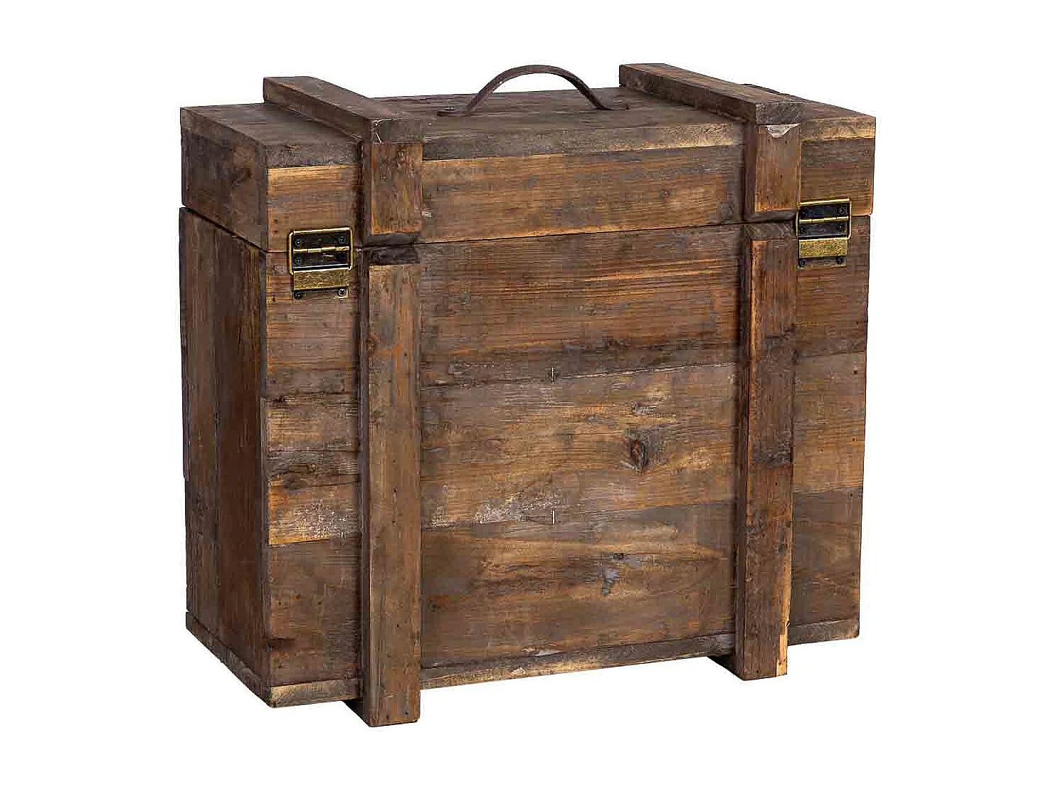 Caixa de madeira 48x24x46h cm