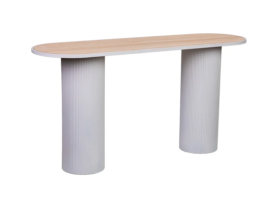 Móveis de entrada em madeira 150x45x75h cm