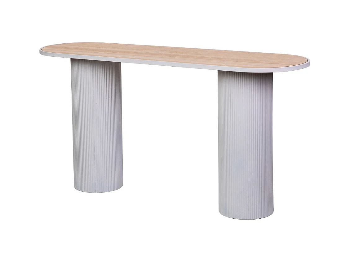 Móveis de entrada em madeira 150x45x75h cm