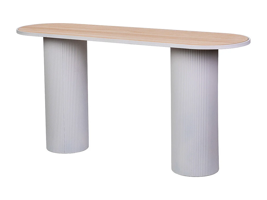 Móveis de entrada em madeira 150x45x75h cm